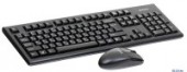 Комплект Беспроводной (клавиатура+мышь), A4TECH 3100N, USB
